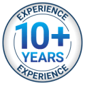 10 Years Experience Logo AMVP Group